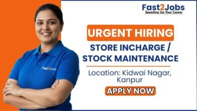 Jobs in Kanpur: Store Incharge / Stock Maintenance (Male)
